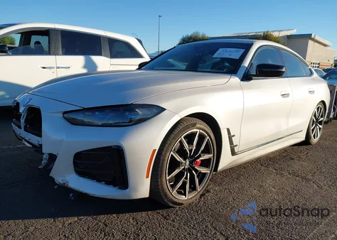 2023 BMW I4 Edrive40 z USA, uszkodzony, nr VIN WBY73AW05PFN97462